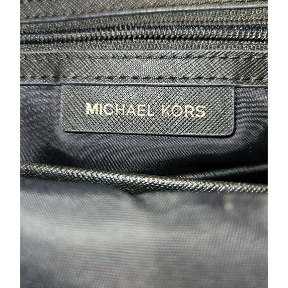 Michael Kors Kelsey Leopard Nylon Tote Shoulder Bag - Picture 13 of 16